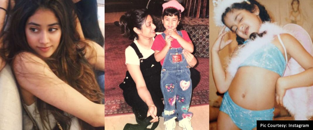 Janhvi Kapoor Childhood Photos